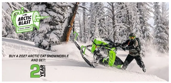 Arctic-cat-warranty-promotion Arctic Cat 2026-2027 Snowmobile promo